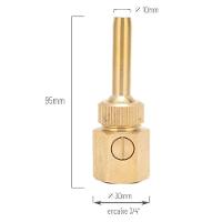 Bico Articulado Para Fontes Chafarizes E Lagos De 10mm Com Entrada Rosca De 3/4" - 7