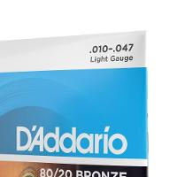 Encordoamento Violão Aço 12c 10-47 D Addario 80-20 Bronze [f035] - 6
