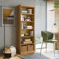 Livreiro Multiuso 6 Prateleiras Joinville Freijó - 2