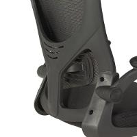 Kit 4 Cadeiras De Escritório Giratória Mônaco Com Relax E Regulagem De Altura - All Black - 2