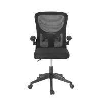 Kit 6 Cadeiras De Escritório Giratória Mônaco Com Relax E Regulagem De Altura - All Black - 6