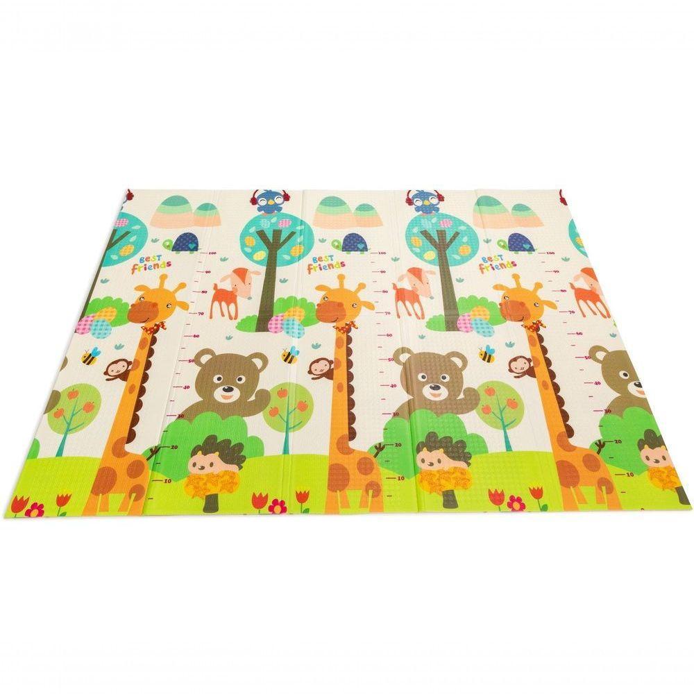Tapete Infantil Atividades Dobrável 150x200cm Espessura 8mm Girafa - 4