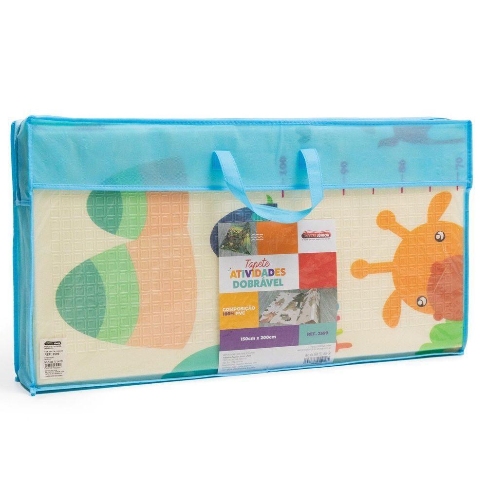 Tapete Infantil Atividades Dobrável 150x200cm Espessura 8mm Girafa - 5