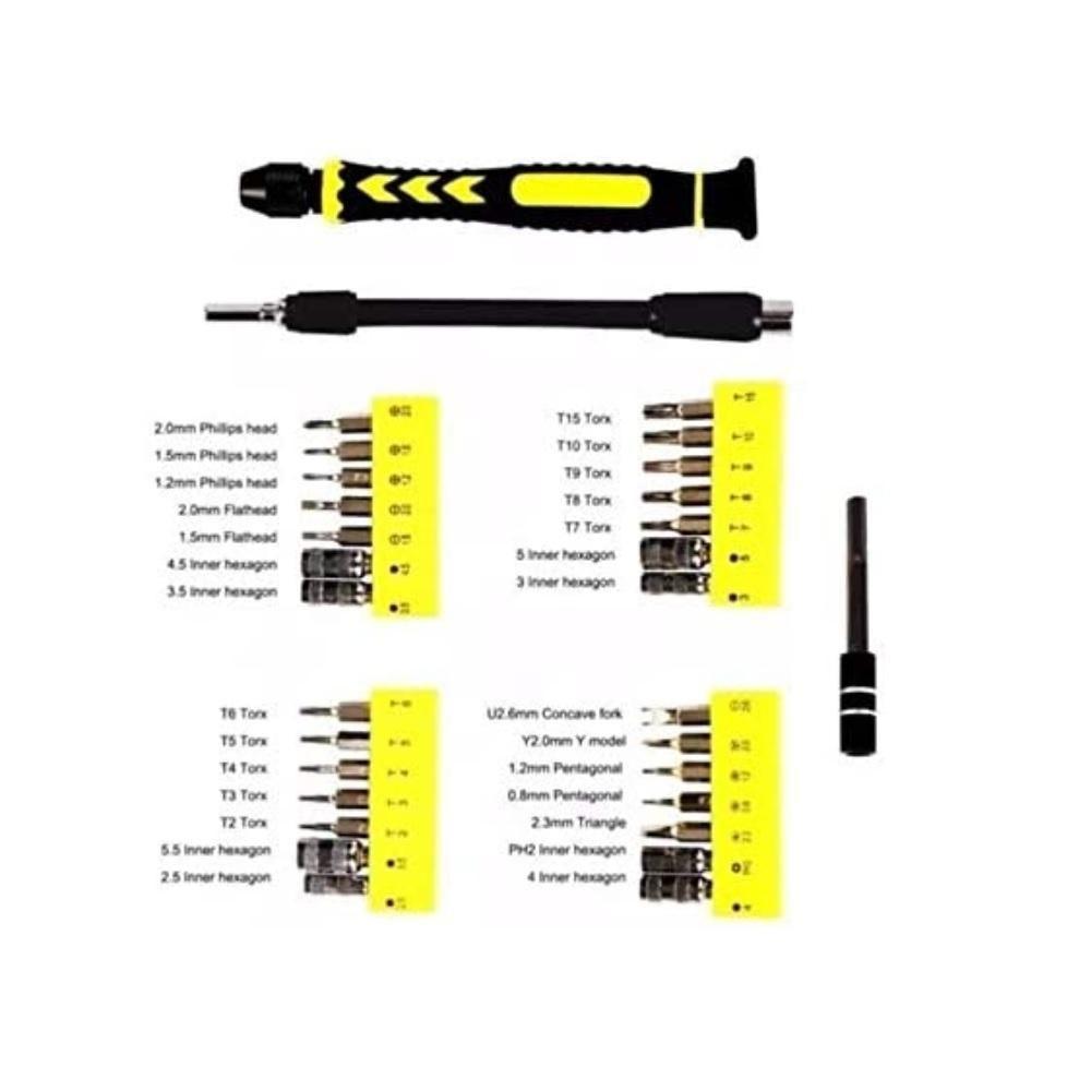 Kit Ferramentas 36 Chaves Celular Tablet Notebook Relógio Pc - 2