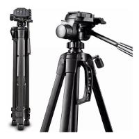 Tripé Para Câmera Digital Com Nível E Suporte Para Celular 1.40 Mts - 5