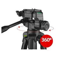 Tripé Para Câmera Digital Com Nível E Suporte Para Celular 1.40 Mts - 7