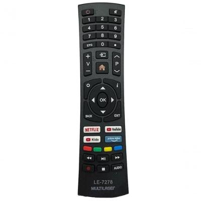 Controle Remoto Para Tv Multilaser Smart Led 4k Tl025 Tl027 Tl032