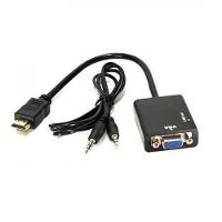 Cabo Adaptador Conversor Hdmi Para Vga - Preto - 1