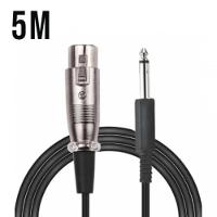 Cabo De Microfone Conexão P10 Macho X Xlr Fêmea 5m Tomate - 2