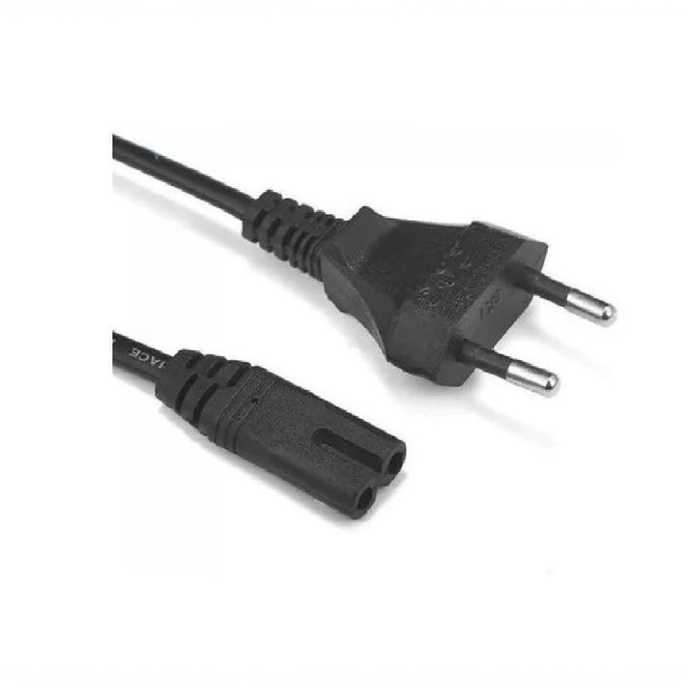 Cabo De Força Bipolar 8 P- Fonte Notebook, Impressora E Radio 1.5 Mts - 1