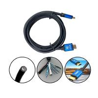 Cabo Hdmi 2.0 Ultra Hd 4k Compatível Com Ps4 Blu Ray Projetor Monitor Ips 3 Mts - 2