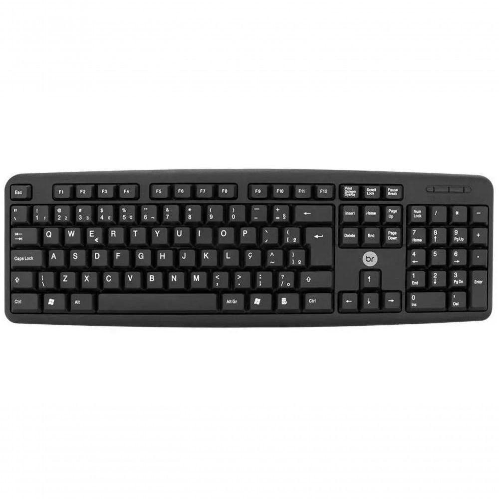 Teclado Computador Notebook Abnt2 Cabo Usb 1,3 Mts - Ideal Para Casa E Escritorio - 3