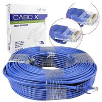Cabo De Rede Cat5e Patch Cord De 50 Metros Ethernet Montado Exbom - 1