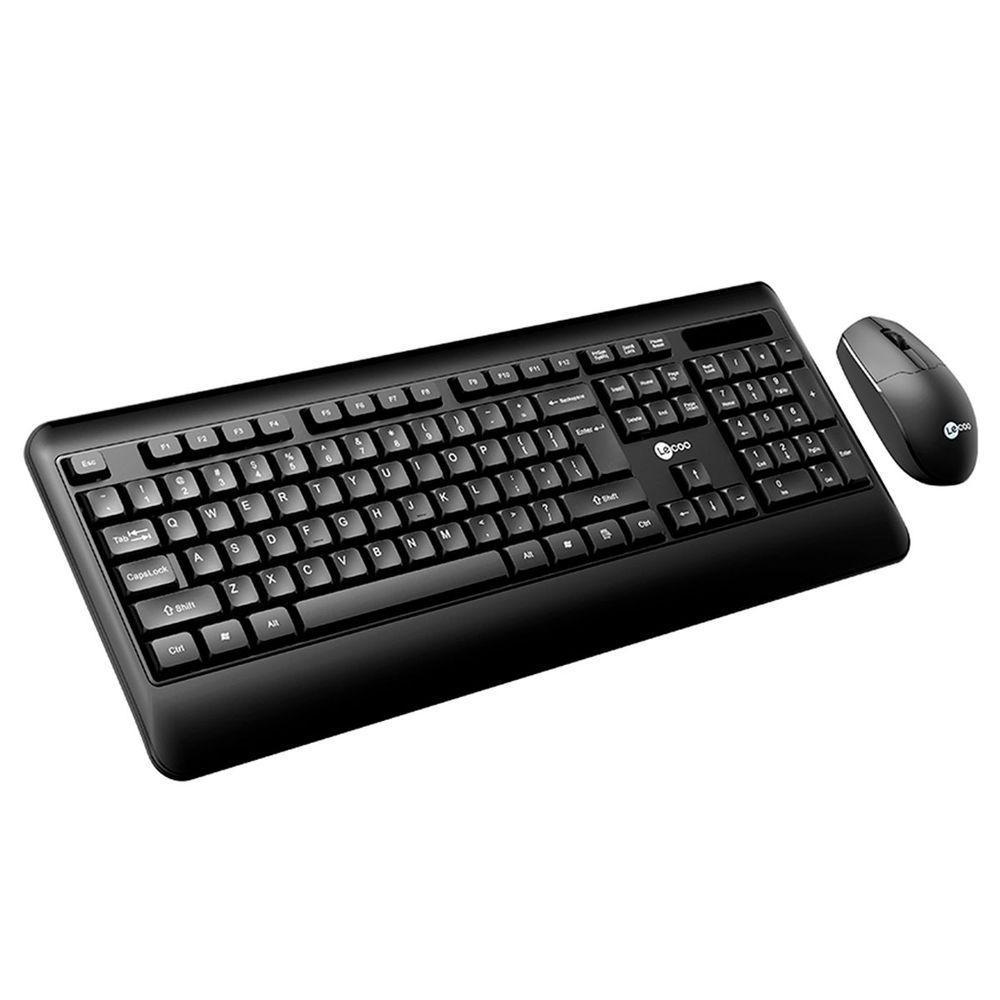 Kit Teclado E Mouse Wireless Lecoo, 2.4 Ghz, Abnt2, 1200dpi, Preto - Kw202 - 3