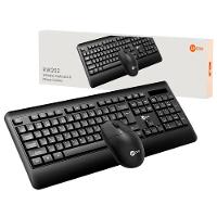 Kit Teclado E Mouse Wireless Lecoo, 2.4 Ghz, Abnt2, 1200dpi, Preto - Kw202 - 1