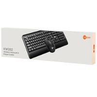 Kit Teclado E Mouse Wireless Lecoo, 2.4 Ghz, Abnt2, 1200dpi, Preto - Kw202 - 5