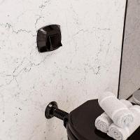 Acabamento Para Válvula De Descarga Docol Blukit 340371 Preto - 2