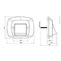 Acabamento Para Válvula De Descarga Docol Blukit 340371 Preto - 3