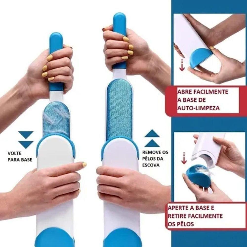 Escova Tira Pelos - 2 Peças - 6