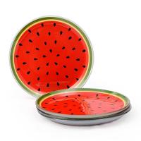 Prato Melancia Sobremesa Em Vidro Para Presente - 1