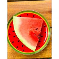 Prato Melancia Sobremesa Em Vidro Para Presente - 2