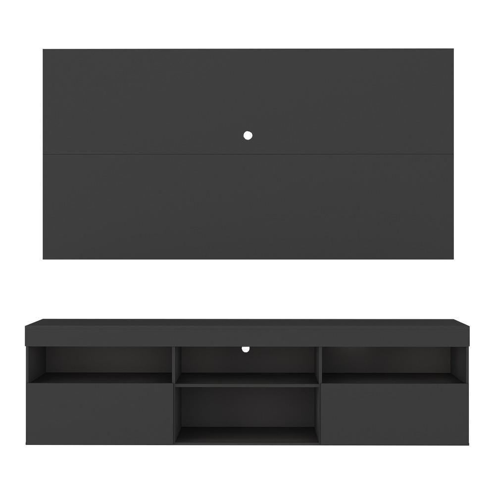 Rack Com Painel Tv 65" Holanda Br3059 Preto - 2