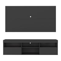 Rack Com Painel Tv 65" Holanda Br3059 Preto - 2