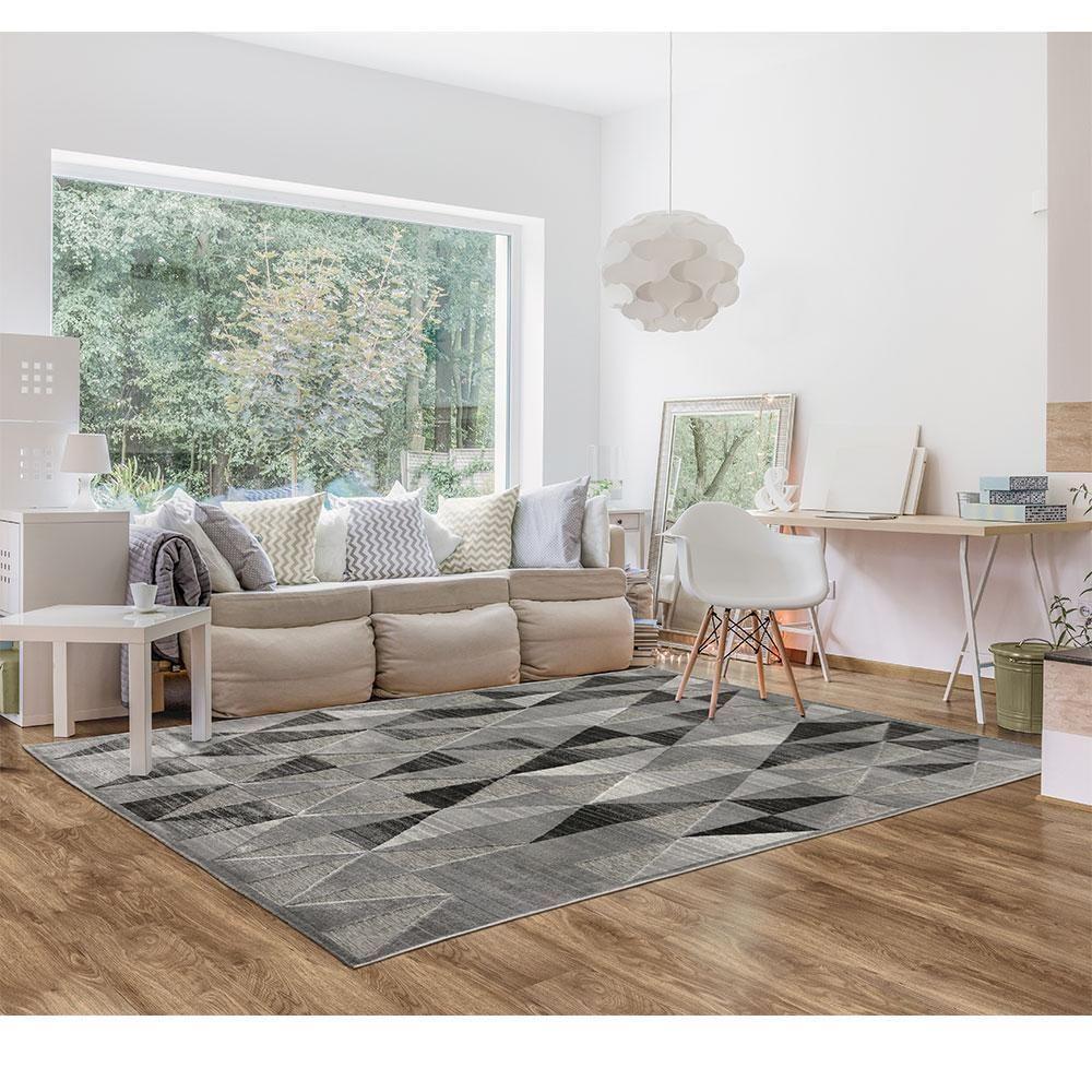 Tapete Para Sala Alice Triangulos 2,00x2,85 São Carlos - 5