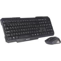 Kit Teclado E Mouse C3tech K-w10 Sem Fio Preto - 1