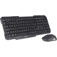 Kit Teclado E Mouse C3tech K-w10 Sem Fio Preto - 2