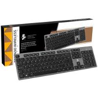 Teclado Sem Fio 5+ Premium Preto - 1