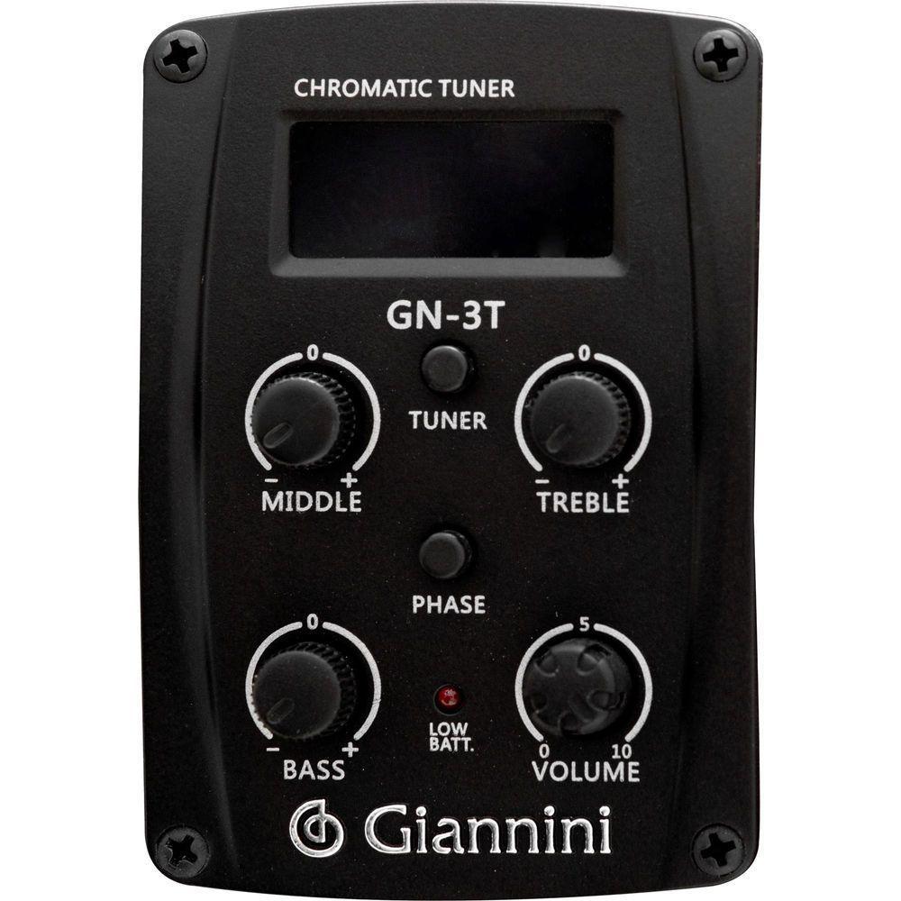 Violão Giannini Gf1d Ceq Eletroacústico Aço Preto - 3