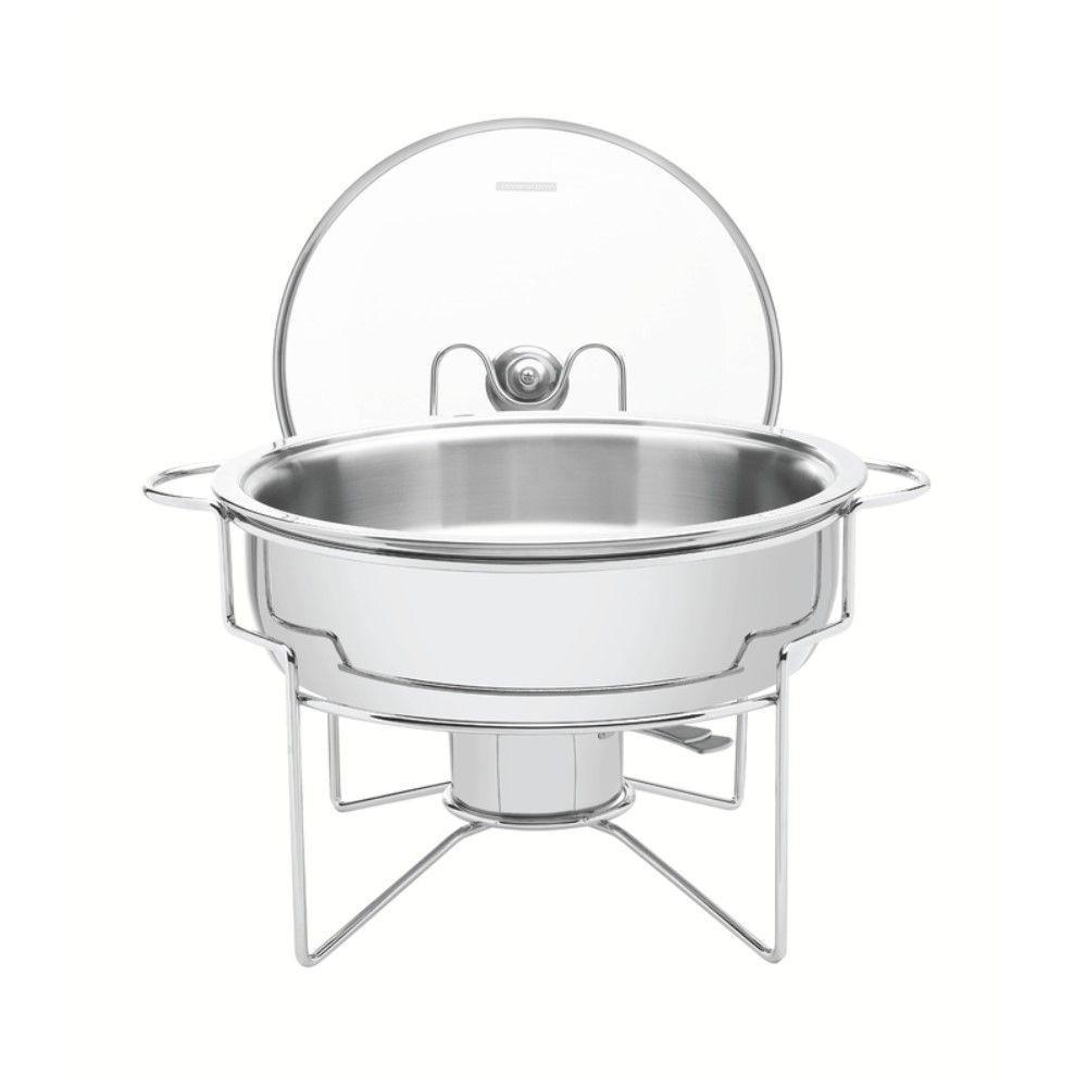 Rechaud Redondo 4,3 L Em Aço Inox Banho Maria - 5