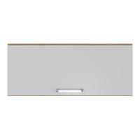 Armário Aéreo 80cm Com 1 Porta Basculante Paris Mutimóveis Mp2187 Rustic-branco Rustic-branco