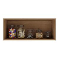 Armário Aéreo 80cm Com 1 Porta Basculante Paris Mutimóveis Mp2187 Rustic-branco Rustic-branco - 7