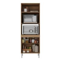 Paneleiro Torre Quente Para Forno E Microondas Paris Multimóveis Mp2186 Rustic-branco Rustic-branco - 7