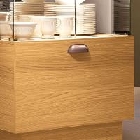 Cristaleira Hb Móveis Aura 2 Portas De Vidro 1 Gaveta Cinamomo-off White - 6