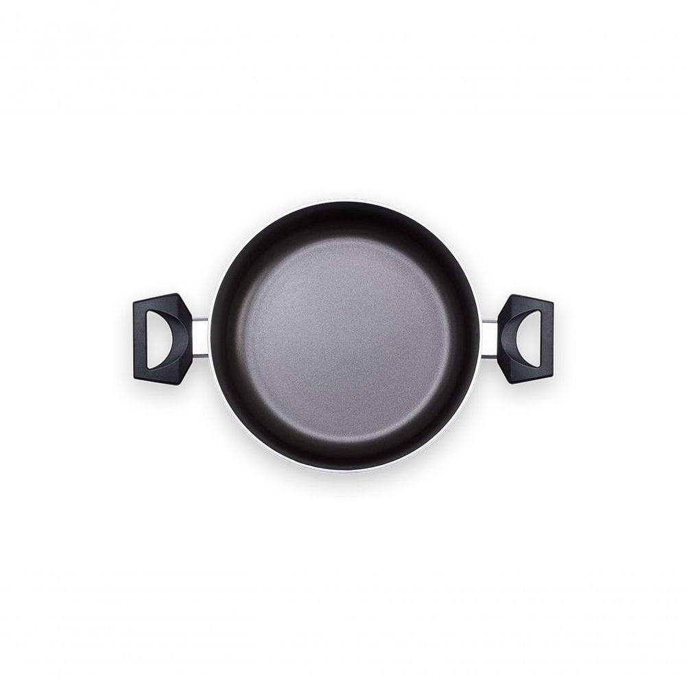 Caçarola Com Tampa 22 Cm 3,7 L Antiaderente Mineral Resist Cinza Linha Ceramic Life Preserve Brinox - 1