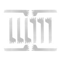 Kit 10 Mãos Francesas Apoio Para Bandeja 40cm Slg Gôndolas New Plus - Sa Gôndolas - 1