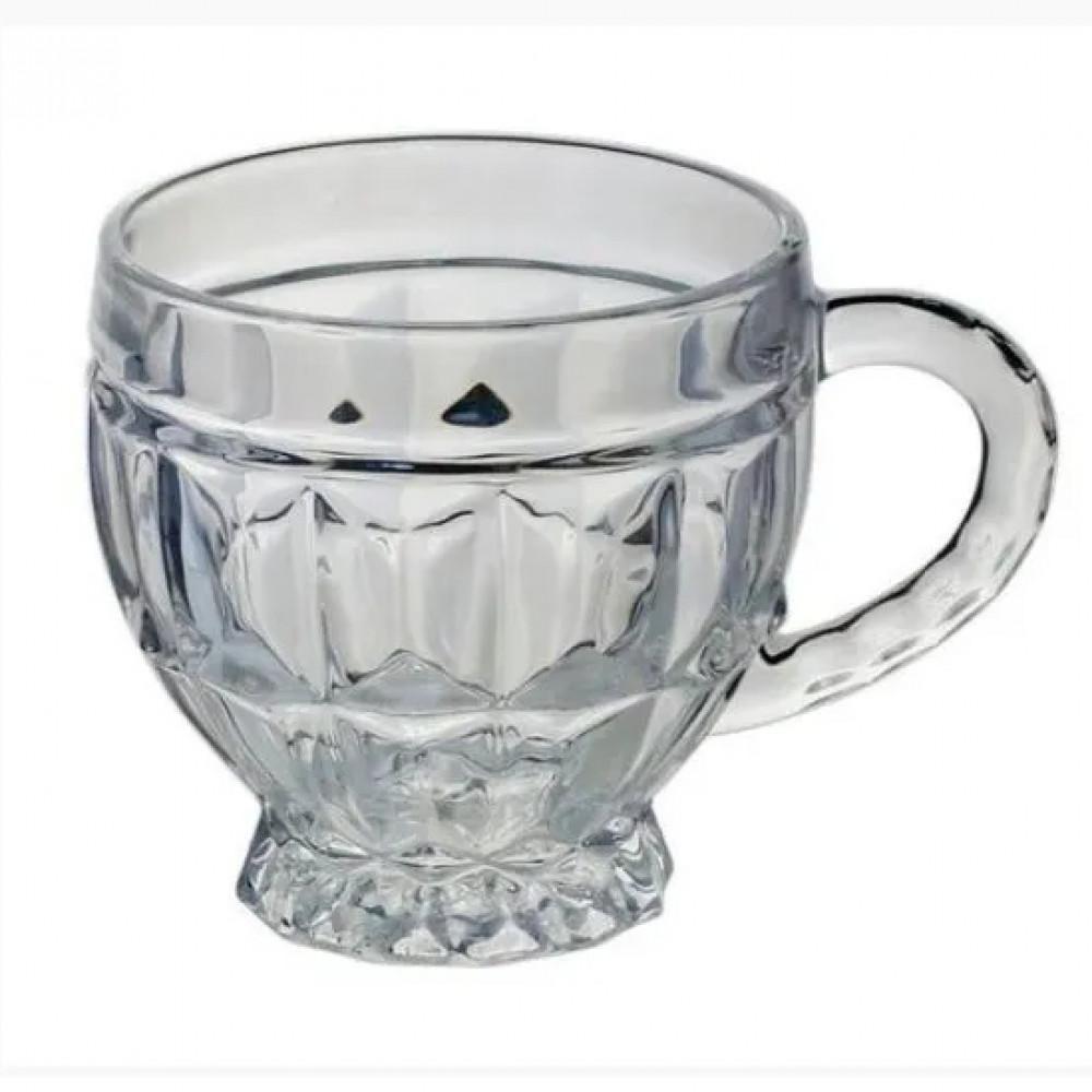 Jogo De 4 Xicaras De Cafe Em Cristal Renaissance 200ml Lyor - 1