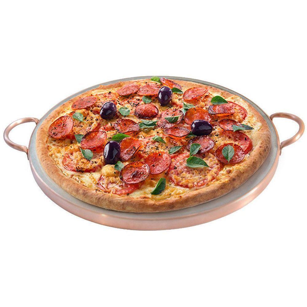 Forma De Pedra Sabão Para Pizza 42 Cm - 4
