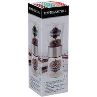 Moedor Sal / Pimenta 18x6x6cm Plástico Transp - 5