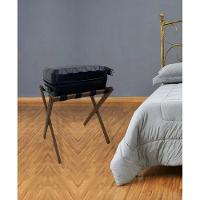 Suporte De Malas Para Hotel Pousada Dobrável Madeira - 2