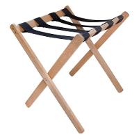 Suporte De Malas Para Hotel Pousada Dobrável Madeira - 3