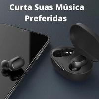 Fone Bluetooth Sem Fio Preto Caixinha Para Samsung A73 - 3