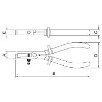 Alicate Desencapador De Fios Isolado 1.000 V 7'' Tramontina Pro Tramontina - 2