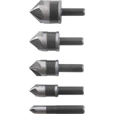 Jogo Escariadores Aço Rápido 1/4'' À 3/4'' C/ 5pçs