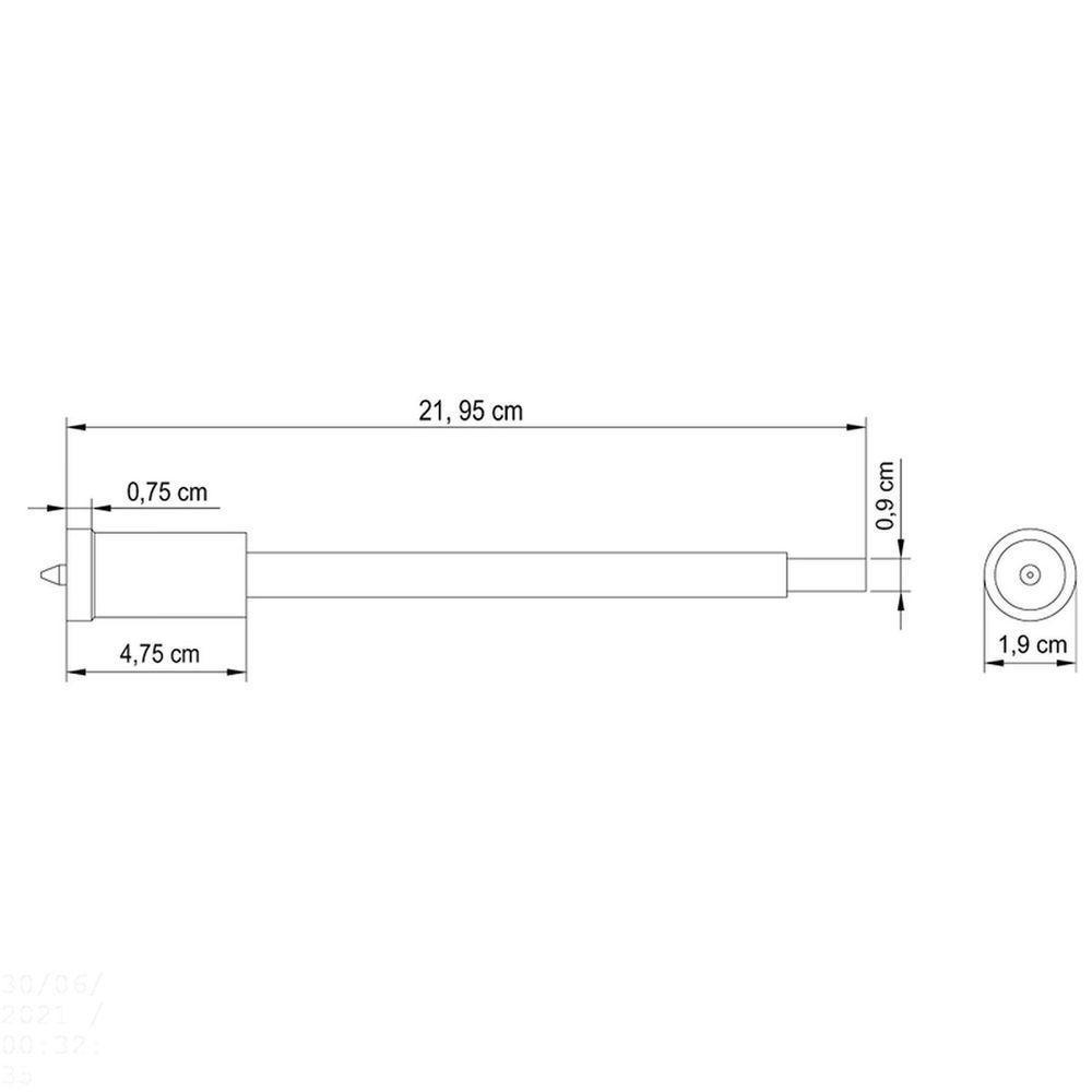 Serra Copo Diamantada 19 Mm Tramontina Com Haste E Pino Guia Tramontina - 3