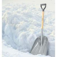 Pá Em Plástico Com Cabo De Madeira 79 Cm Com Empunhadura Plástica Reta Ergonômica - 2