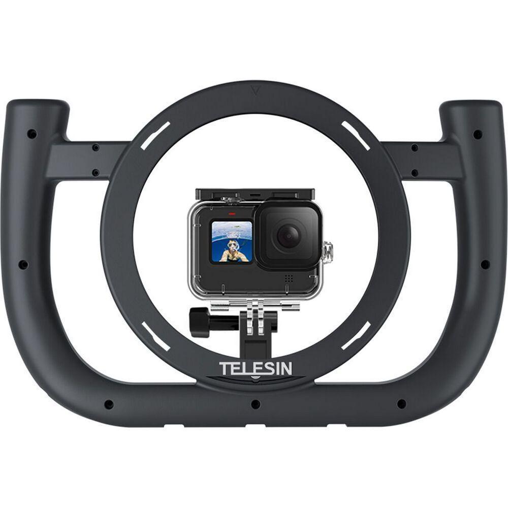 Dome com Suporte Manual para GoPro 9, 10 e 11 Black - Telesin - 1